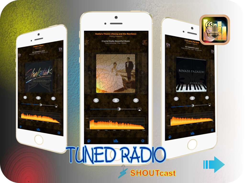Tuned Radio Shoutcast Edition App